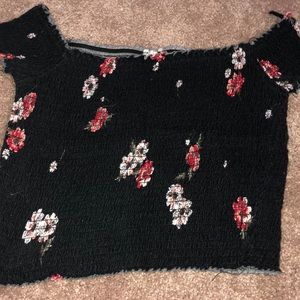 Flower crop top